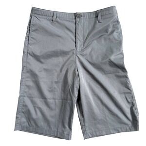 Under Armour Mens HeatGear Loose Fit Performance Golf Hiking Shorts Grey Size 20
